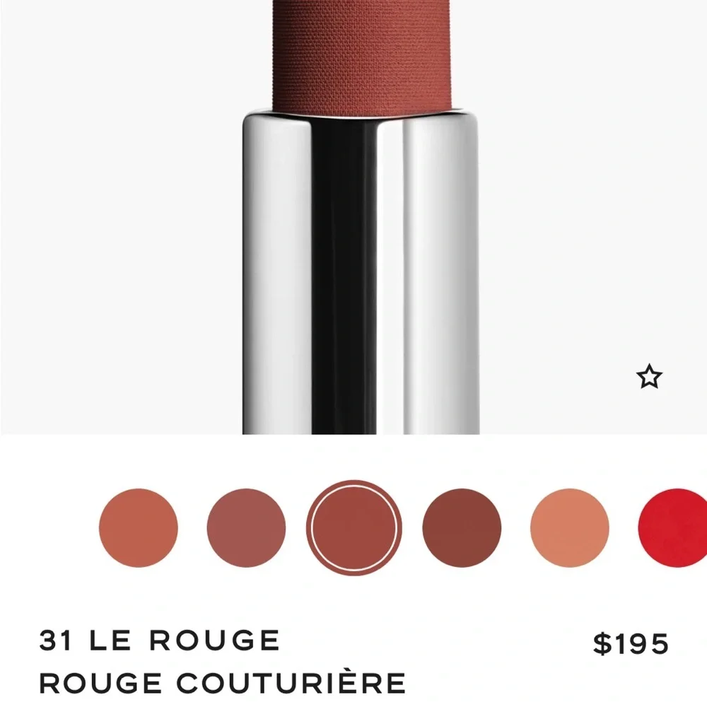 CHANEL 31 Le Rouge Limited Edition luxury lipstick in shade 15 Rouge Couturiere